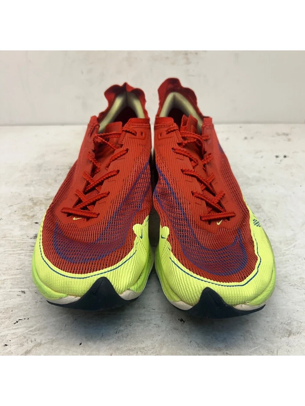 Nike Men's ZoomX Vaporfly Running Sneakers Red-Clay/Game-Royal Size 11.5M
